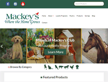 Tablet Screenshot of mackeysinc.com